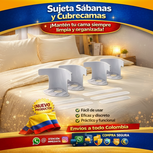 Sujetador de Sabanas x 4 unidades